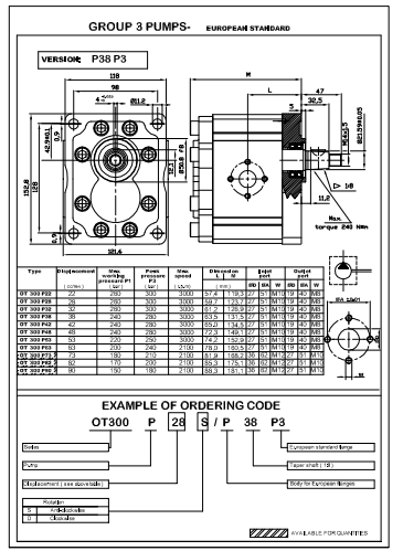 Catalog Hydraulic Gearpump Brevini OT300