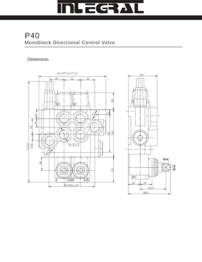 Catalog Hand Valve Hydraulic Hidrolik Integral P40