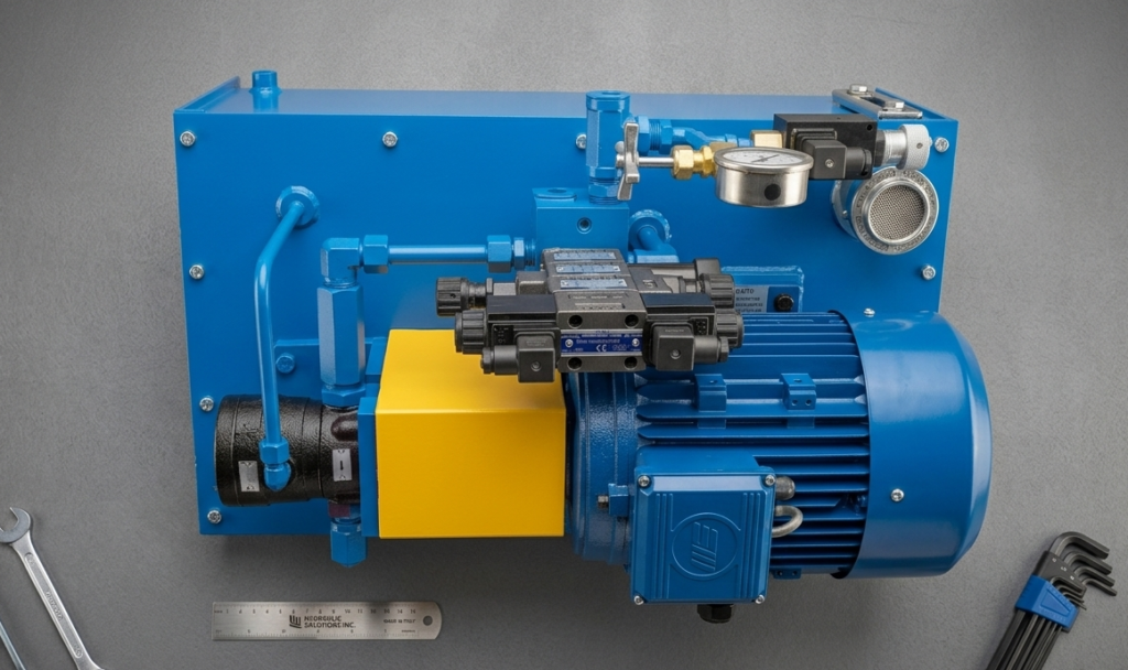Power pack dengan modular Valve Yuken