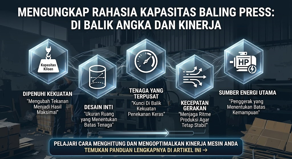Kapasitas baling press hydraulic