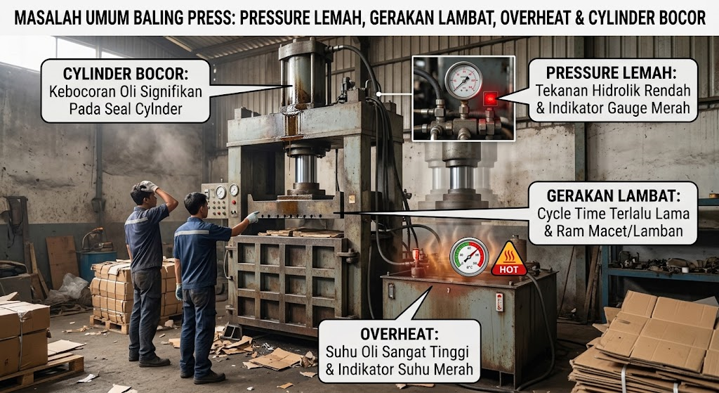 masalah umum mesin press