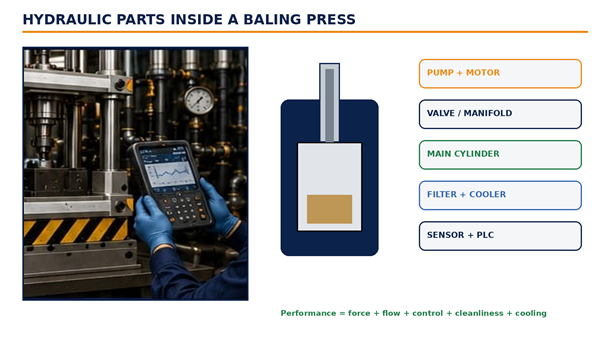 HYDRAULIC BALL PRESS
