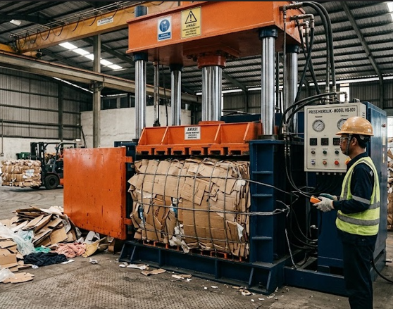 hydraulic balling press