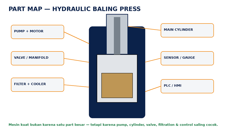 baling press hydraulic